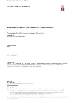 The Aristotelian Rainbow: From Philosophy to Computer