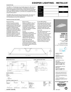 Spec Sheet - Cooper Industries