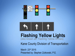 Flashing Yellow Arrows