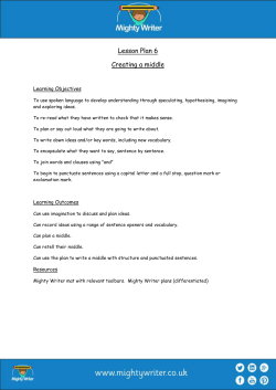 Creating a middle