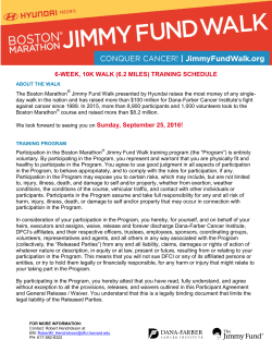 6.2 miles - Jimmy Fund Walk