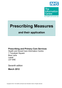 Prescribing measures booklet