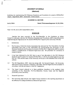 (Abstract) ORDER - Research Portal