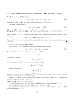 Chapter 3: Linear systems