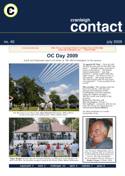Cc - Old Cranleighan Society