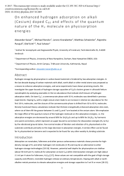 On enhanced hydrogen adsorption on alkali (Cesium) doped C60
