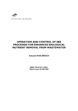 Operation and control for SBR processes for enhanced biological