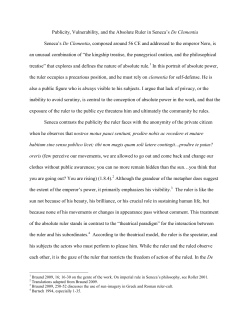 Publicity, Vulnerability, and the Absolute Ruler in