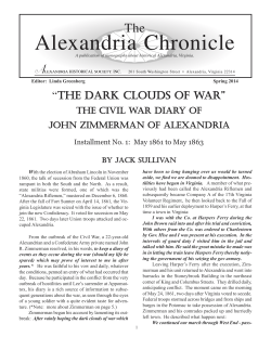 Sullivan Civil War - Alexandria Historical Society