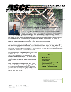 October 2016 - ASCE Section Website Program