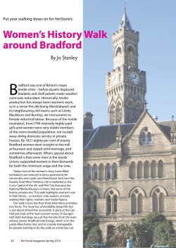 Women`s History Walk around Bradford