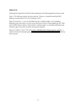 (juvenile idiopathic, systemic) - tocilizumab: appraisal
