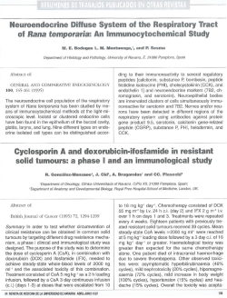 Neuroendocrine Diffuse System of the Respiratory Tract of Rana