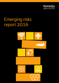 Emerging risks report 2016