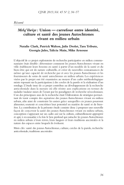 Melq`ilwiye: Coming Together &Acirc;&Scaron; Intersections of Identity