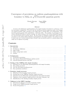 Convergence of percolation on uniform quadrangulations with