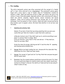 Pre-reading - MissMorrHigherClass