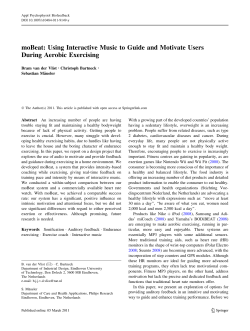 moBeat: Using Interactive Music to Guide and Motivate Users During