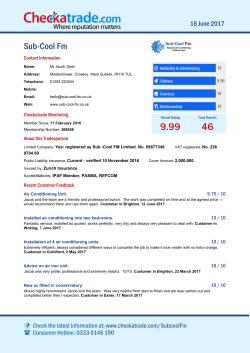Checkatrade Report - Sub