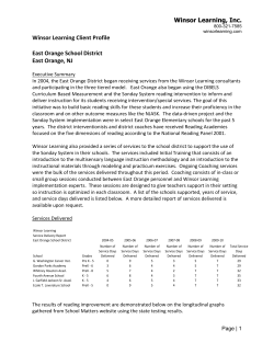 East Orange, NJ 2003-2010