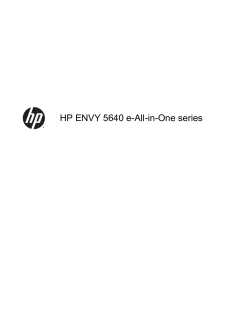 HP ENVY 5640 e-All-in-One series
