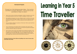 Homework Projects Choose two of the following project ideas. One