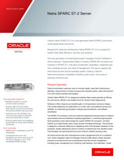 Netra SPARC S7-2