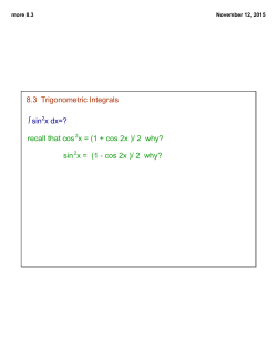 (1 + cos 2x )/ 2 why?