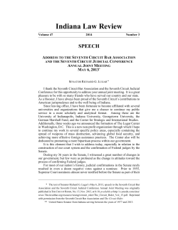 Address to the Seventh Circuit Bar Association and the Seventh