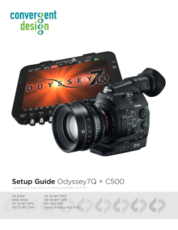 Setup Guide Odyssey7Q + C500