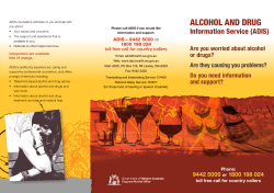Alcohol and Drug Information Service (ADIS