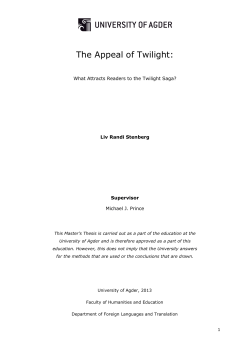 The Appeal of Twilight
