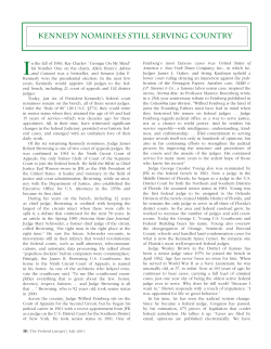 kennedy nominees still serving country