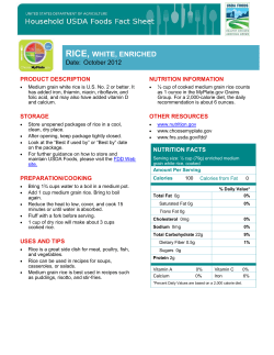 NUTRITION FACTS