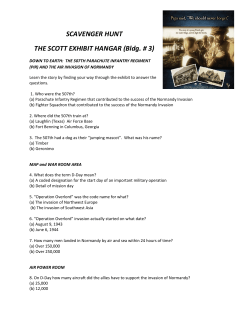 World War II Scavenger Hunt