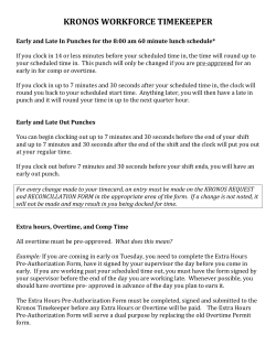 kronos workforce timekeeper