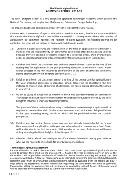 Admissions policy 2017-18 (final)