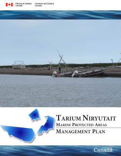 TNMPA Management Plan - Beaufort Sea Partnership