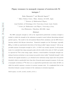 Pigmy resonance in monopole response of neutron