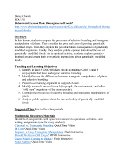 Behaviorist Lesson Plan