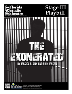 To view a large print version of the playbill click here.