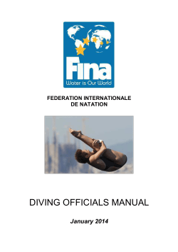 diving manual 2014