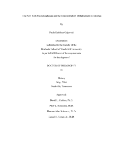 The New York Stock Exchange and the Transformation of