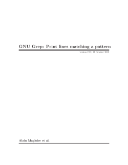 GNU Grep: Print lines matching a pattern