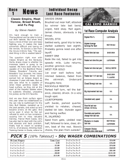 A Closer Look - Cal Expo Horse Racing