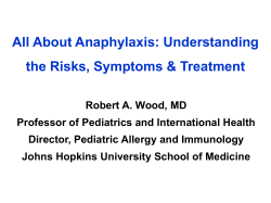 All About Anaphylaxis: Understanding the Risks, Symptoms