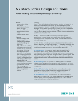 NX Mach Series Design Solutions Fact Sheet