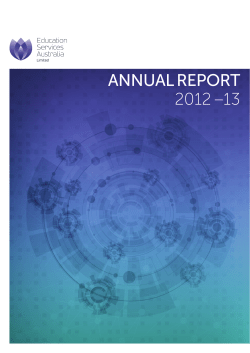 annual report 2012 &ndash;13 - Education Services Australia