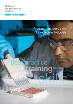 Practical laboratory skills for molecular biologists