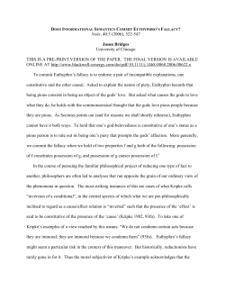 Does Informational Semantics Commit Euthyphro`s Fallacy?